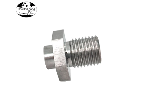 HHC-473 Conector hexagonal de acero inoxidable M14 con forma especial