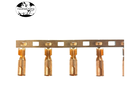 HHC-200  Phosphor Bronze Elastic Female End, Cold-Pressed Terminal Block, Continuous Terminal