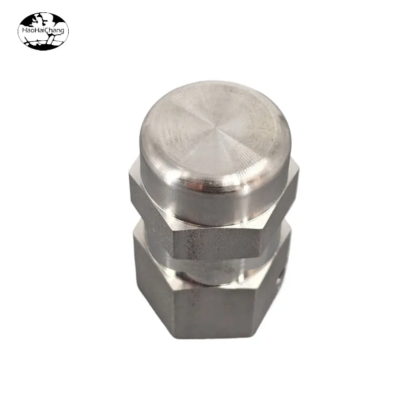 HHC-1141 Conector hexagonal de acero inoxidable